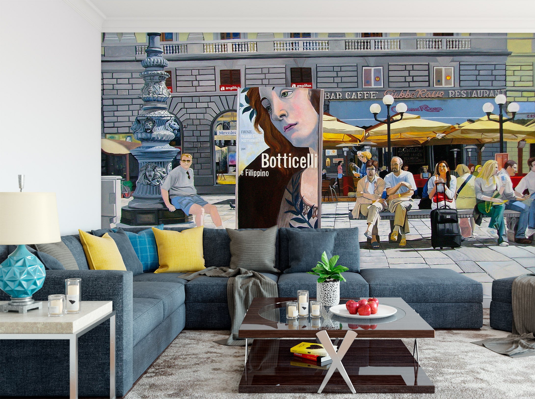 3D City Character 1399 Matthew Holden Bates Wall Mural Wall Murals