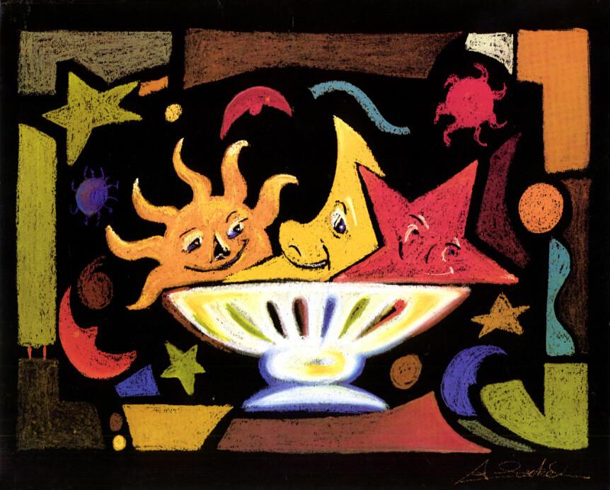 Sun Moon And Star Wallpaper AJ Wallpaper 2