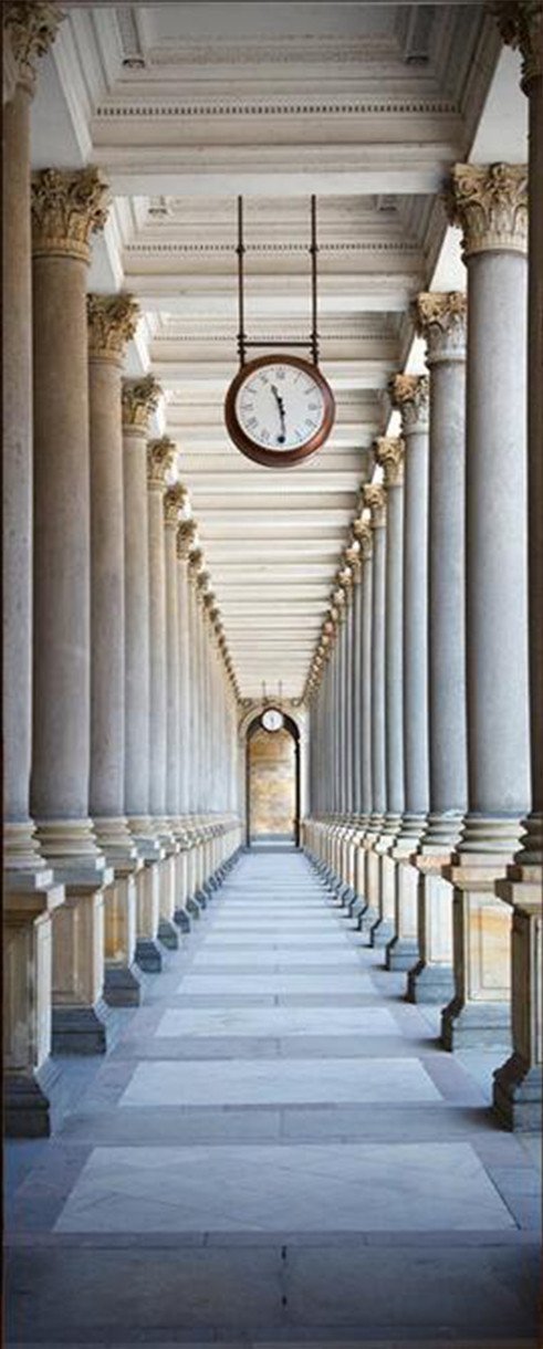 3D rome promenade painting door mural Wallpaper AJ Wallpaper