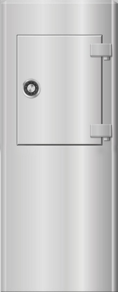 3D white unknown painting door mural Wallpaper AJ Wallpaper