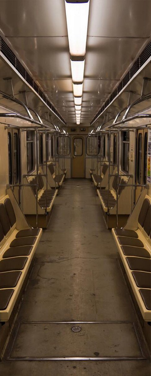 3D subway door mural Wallpaper AJ Wallpaper