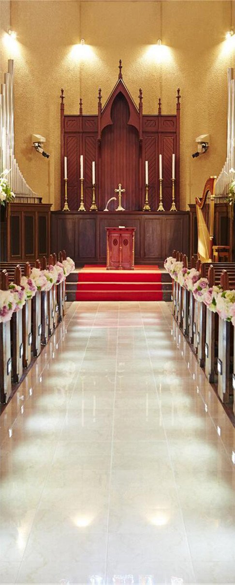 3D modern church style door mural Wallpaper AJ Wallpaper