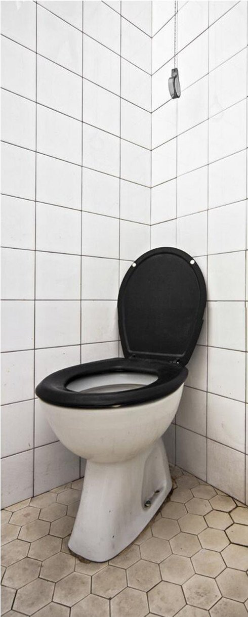 3D toilet water closet toilet door mural Wallpaper AJ Wallpaper