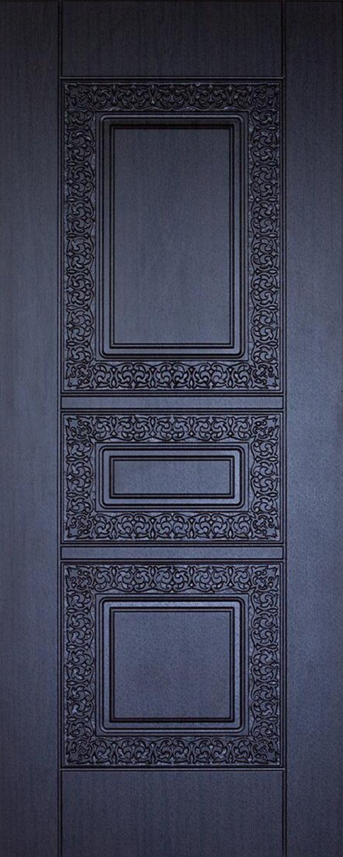 3D black carved painting door mural Wallpaper AJ Wallpaper
