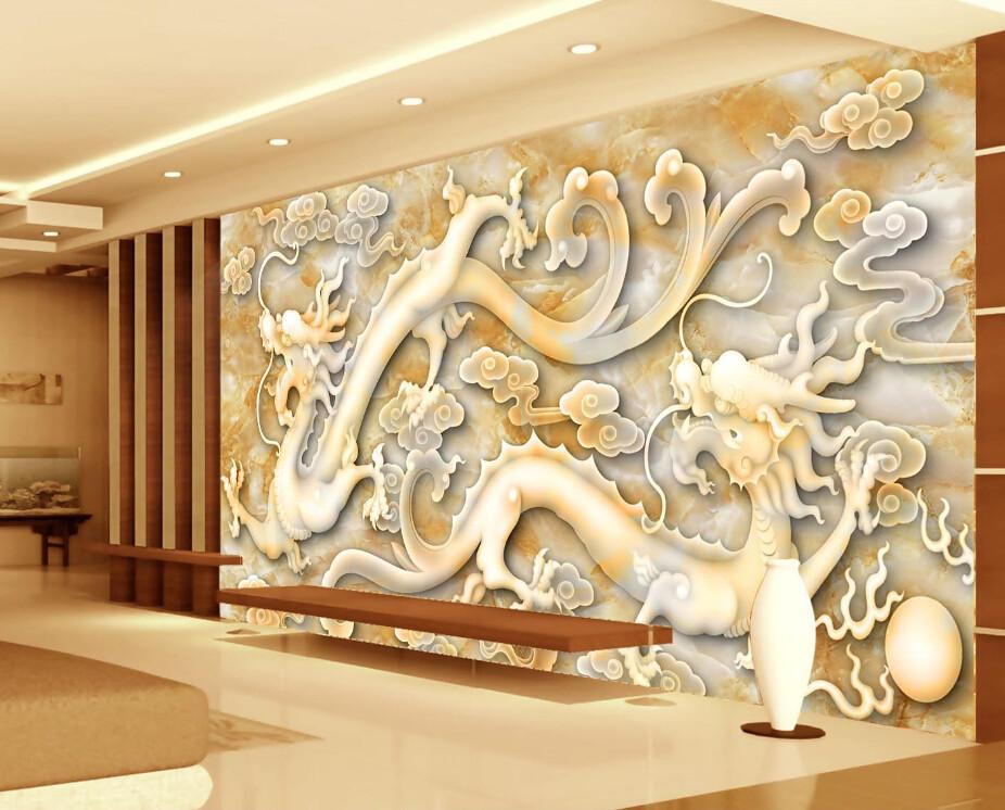 3D Carving Pentium Dragon Wallpaper AJ Wallpaper 1