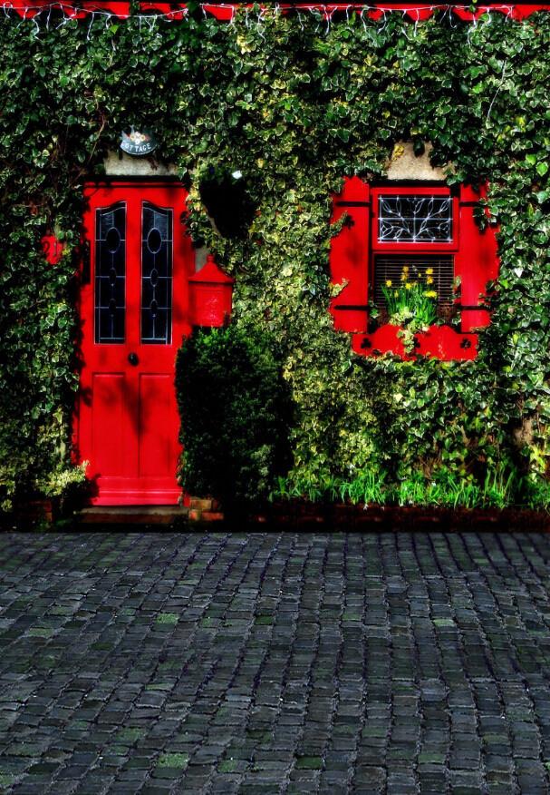 Green Leaf Wall Wallpaper AJ Wallpaper