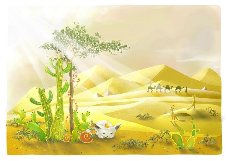 Beauty Desert Scenery Wallpaper AJ Wallpaper