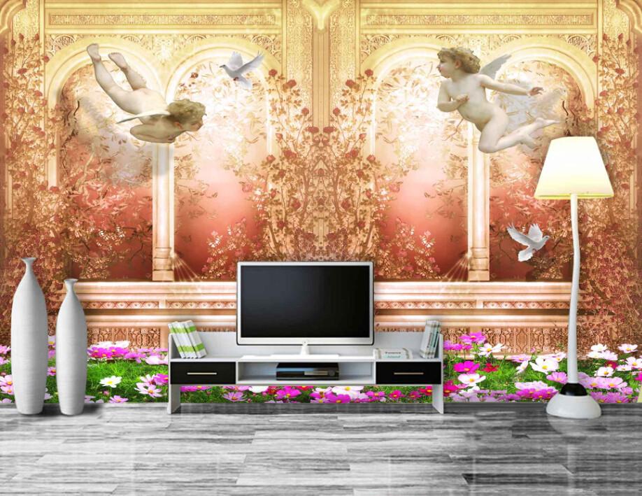 Lovely Flying Angels Wallpaper AJ Wallpaper 2