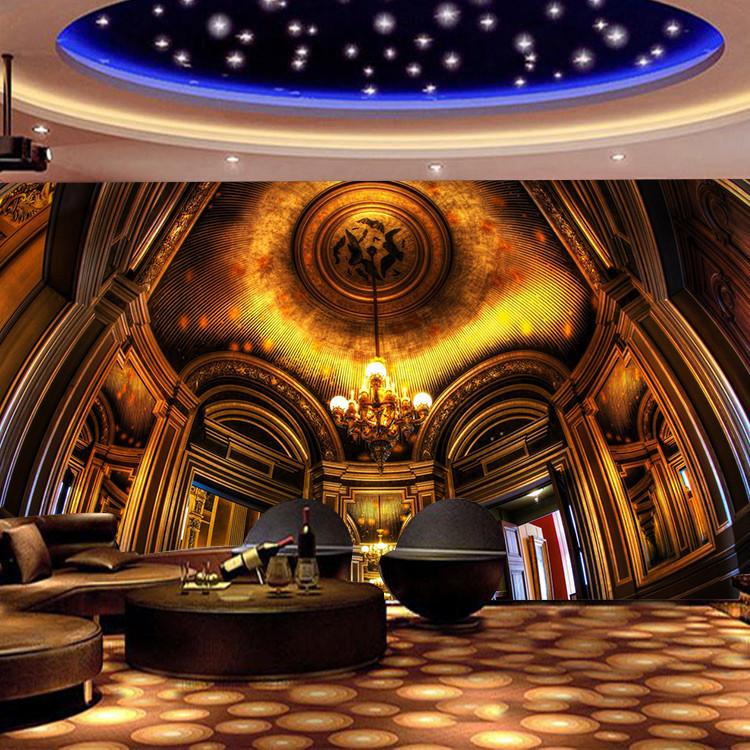 3D Gold Palace Fire 232 Wallpaper AJ Wallpaper