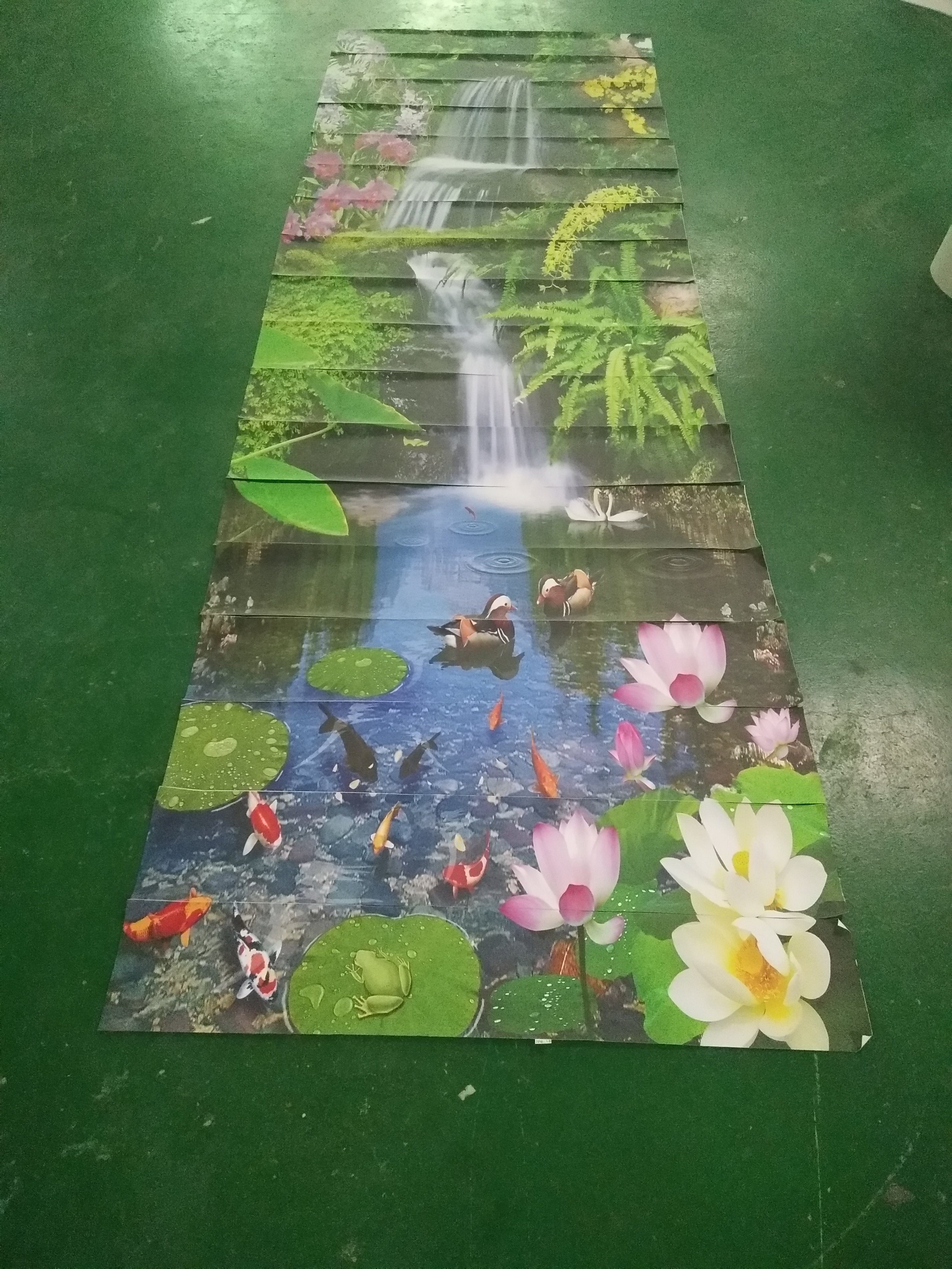 3D Beautiful Stream 569 Stair Risers Wallpaper AJ Wallpaper