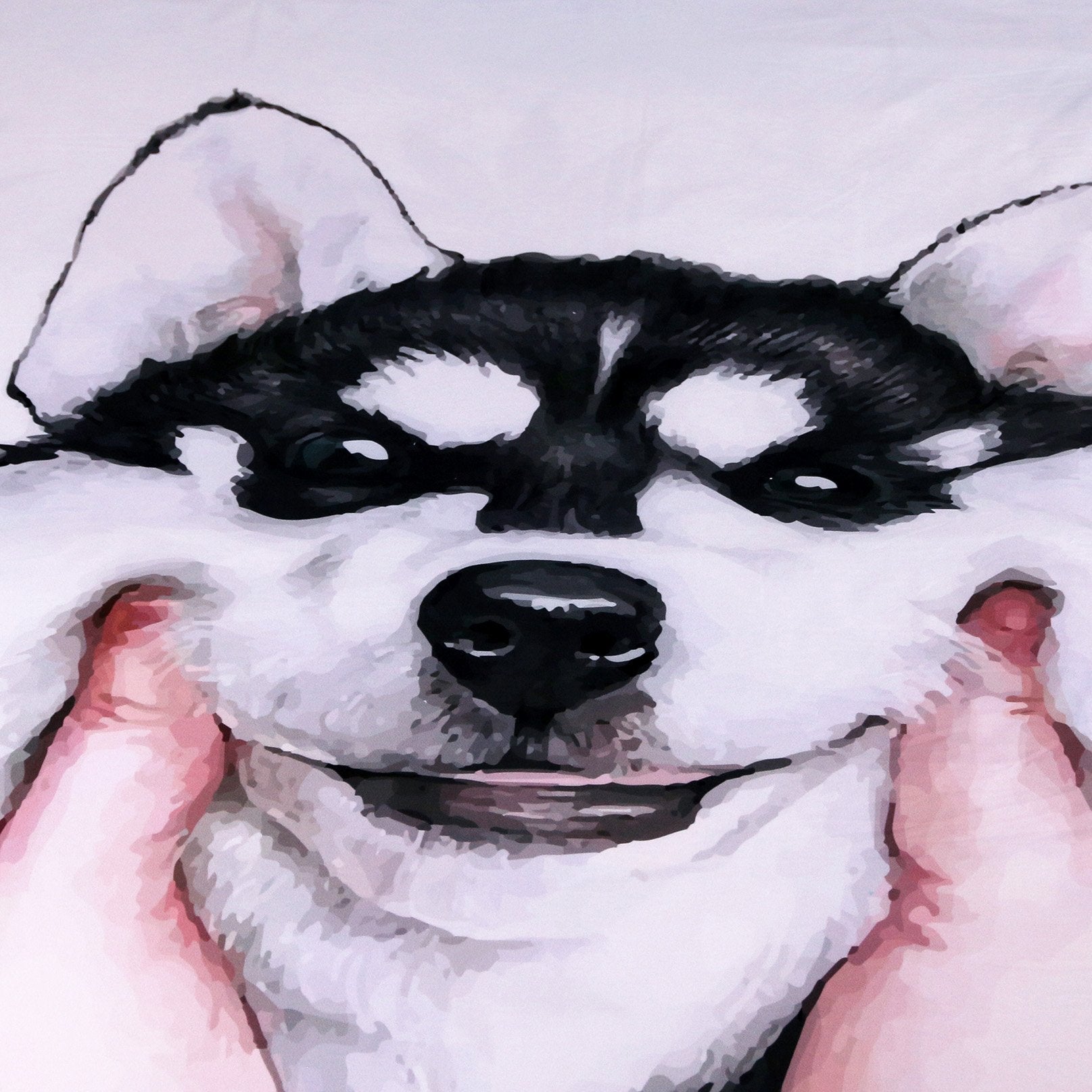 3D Blue Husky 162 Bed Pillowcases Quilt Wallpaper AJ Wallpaper