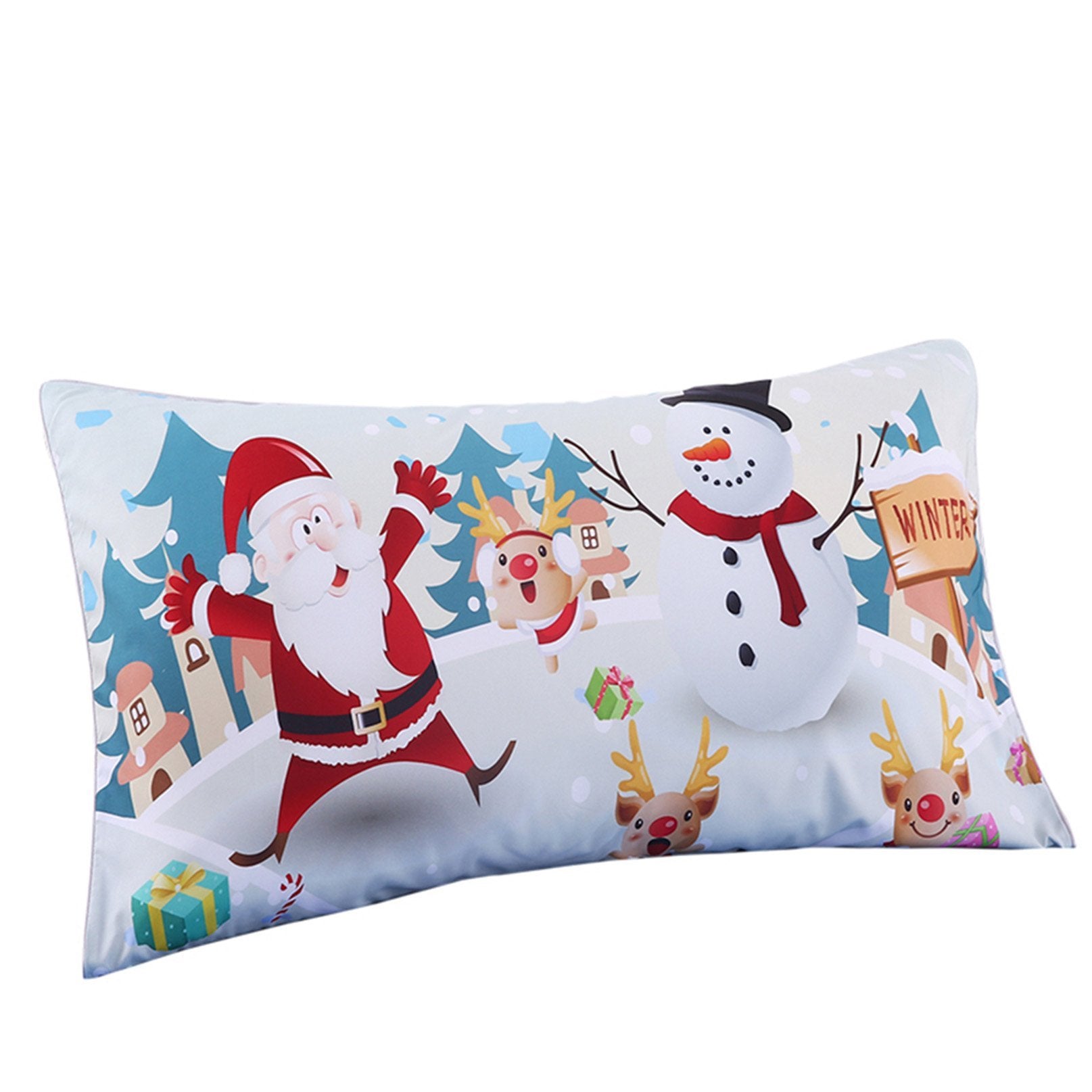3D Christmas Snowmank 94 Bed Pillowcases Quilt Wallpaper AJ Wallpaper
