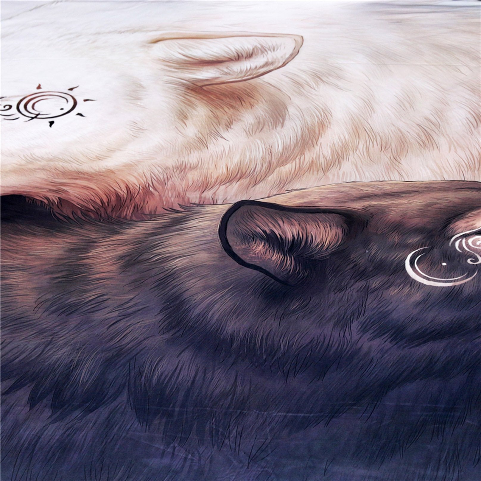 3D Wolf Hug 185 Bed Pillowcases Quilt Wallpaper AJ Wallpaper