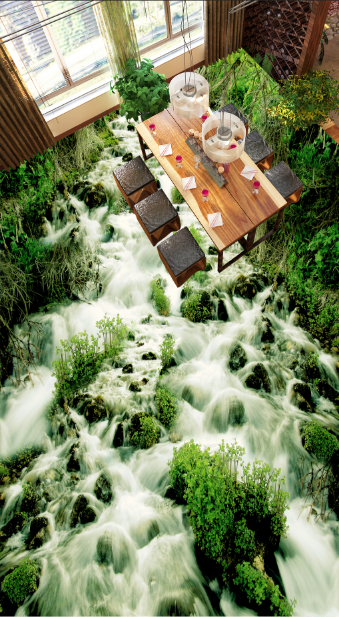 3D Nature 152 Floor Mural Wallpaper AJ Wallpaper 2
