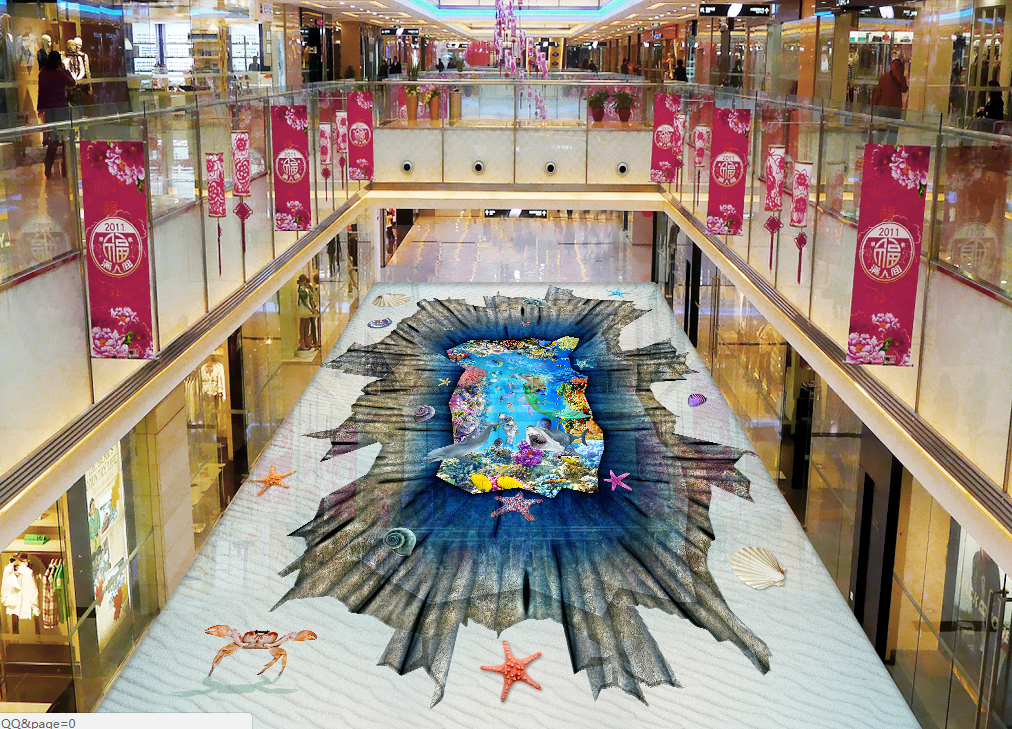 3D Underwater World 583 Floor Mural Wallpaper Murals Rug & Mat Print Epoxy waterproof bath floor
