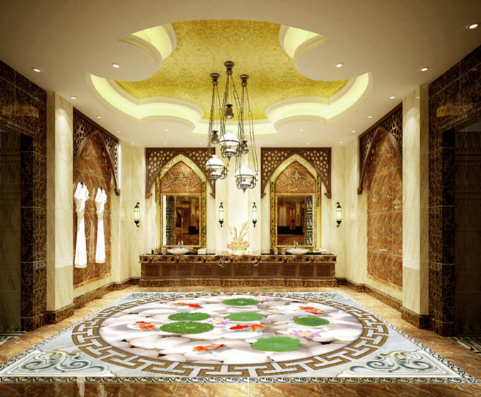 3D Small Fish 230 Floor Mural Wallpaper AJ Wallpaper 2