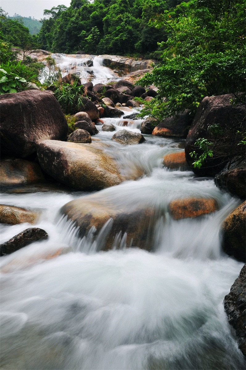3D Stony Stream Scenery 304 Stair Risers Wallpaper AJ Wallpaper