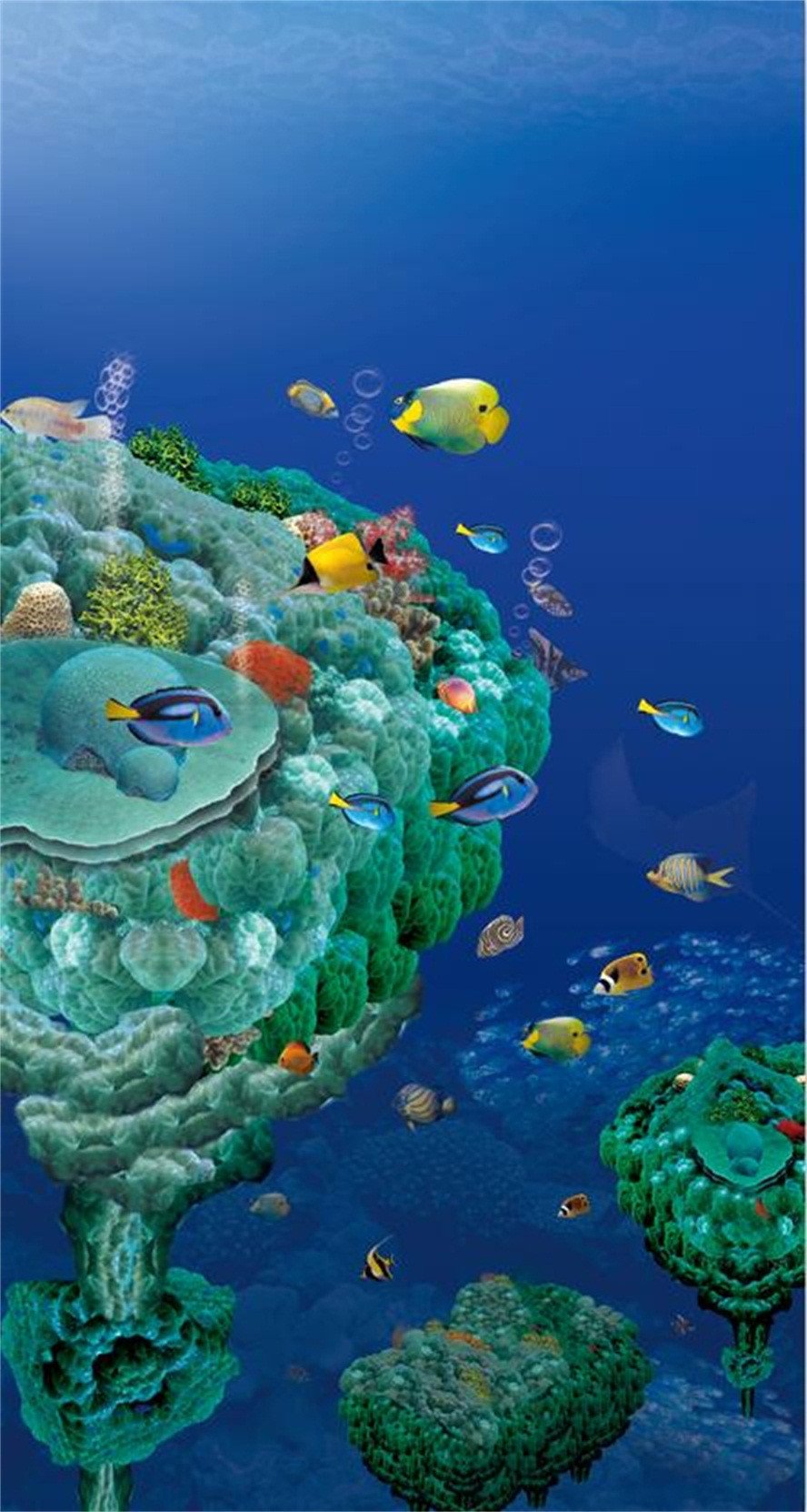 3D Magical Ocean World 419 Stair Risers Wallpaper AJ Wallpaper
