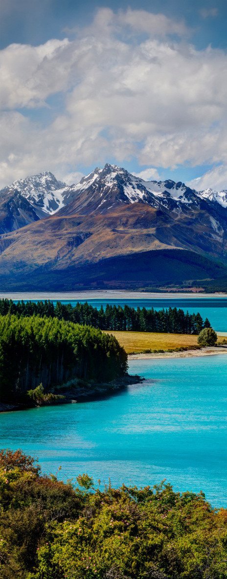 3D under the clouds the blue sea door mural Wallpaper AJ Wallpaper