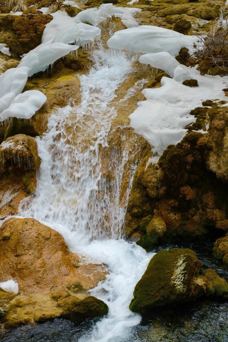 3D River Melting Snow 657 Stair Risers Wallpaper AJ Wallpaper