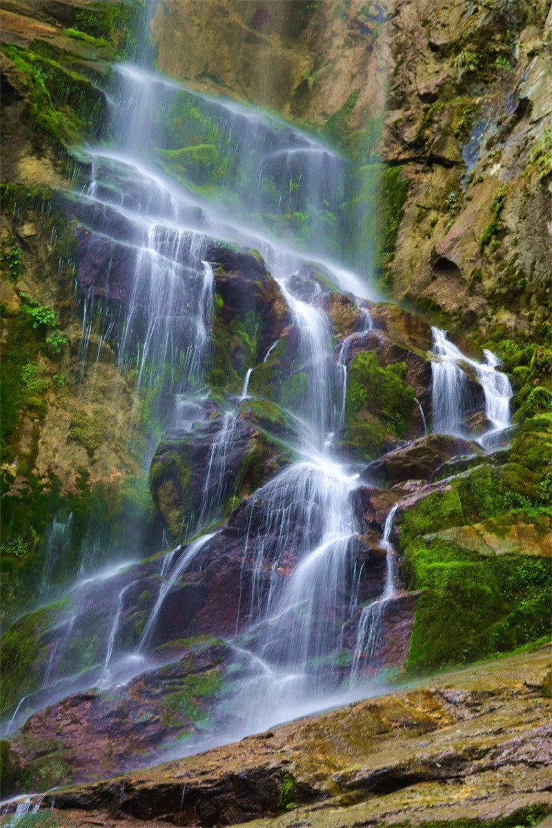 3D Rock Flowing River 556 Stair Risers Wallpaper AJ Wallpaper