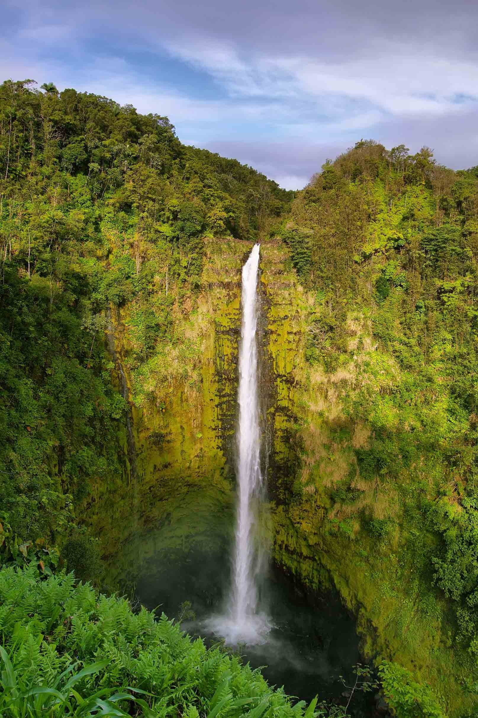 3D Straight Waterfall 803 Stair Risers Wallpaper AJ Wallpaper