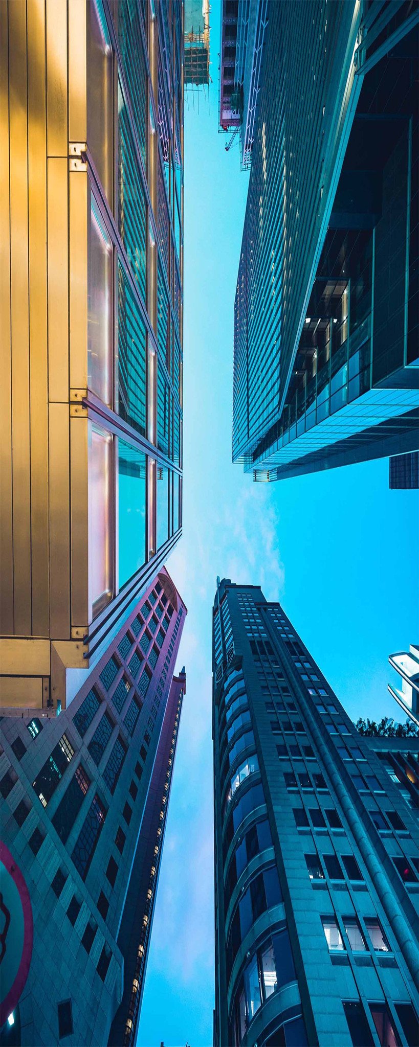 3D City Tall Buildings 949 Stair Risers Wallpaper AJ Wallpaper