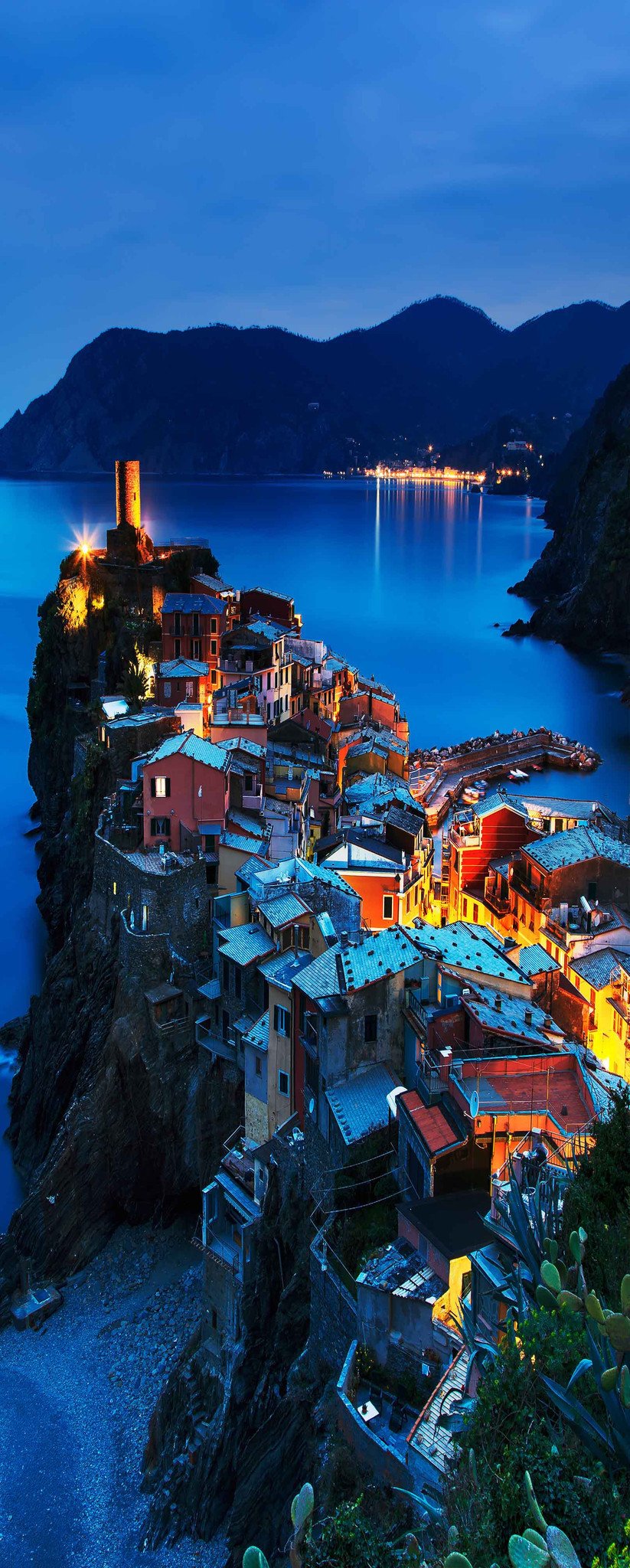 3D Seaside Beautiful Town 940 Stair Risers Wallpaper AJ Wallpaper