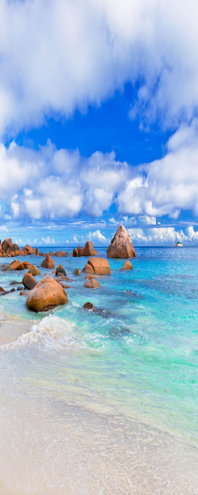 3D Blue Sea Stones 937 Stair Risers Wallpaper AJ Wallpaper