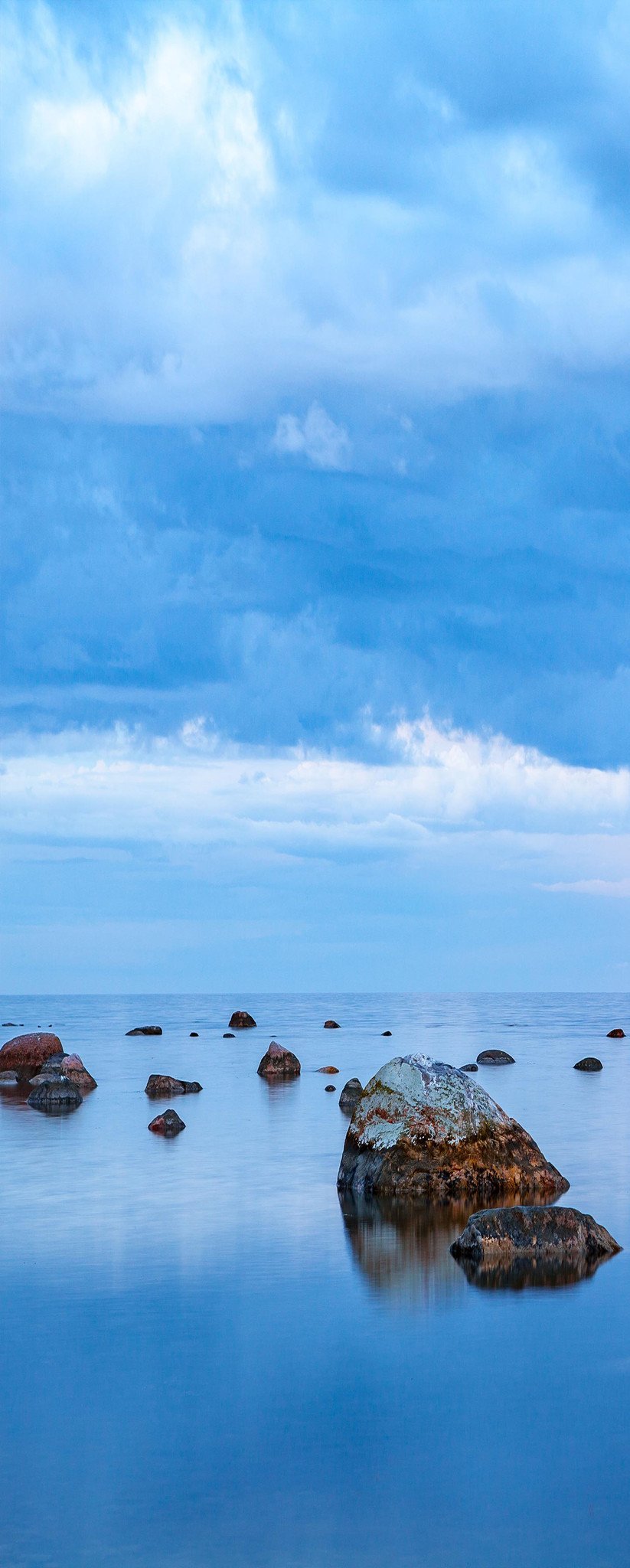 3D Vast Sea Stones 930 Stair Risers Wallpaper AJ Wallpaper