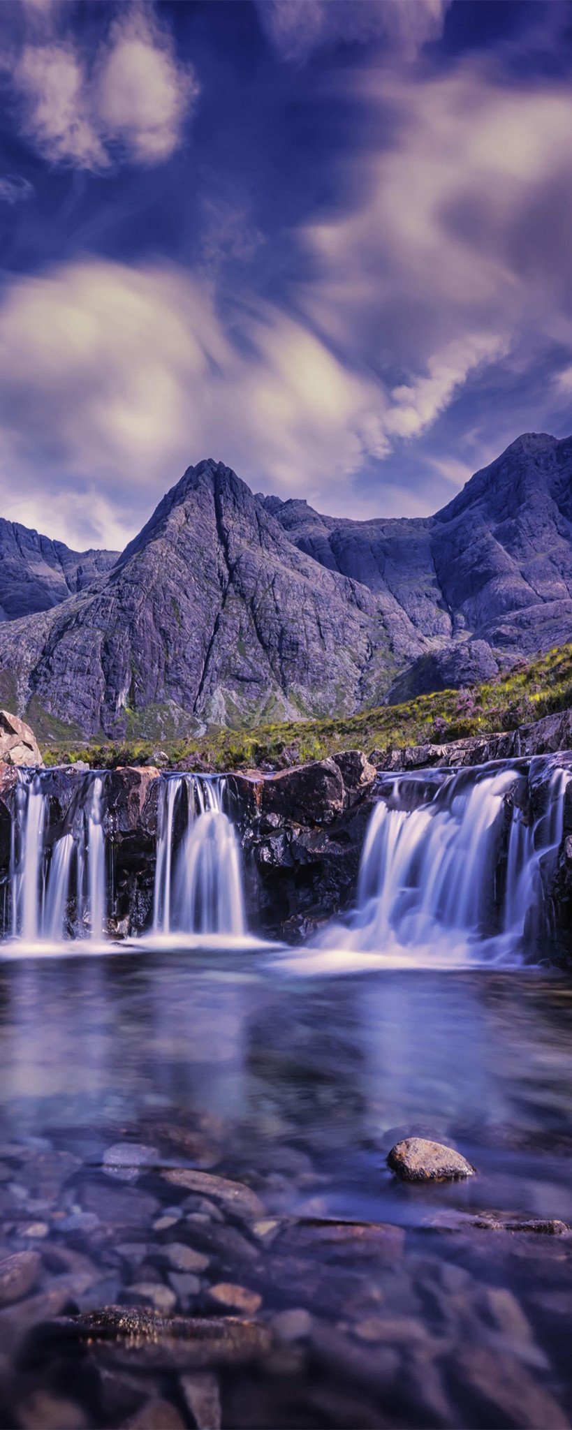 3D Mountains Flowing Rivers 918 Stair Risers Wallpaper AJ Wallpaper