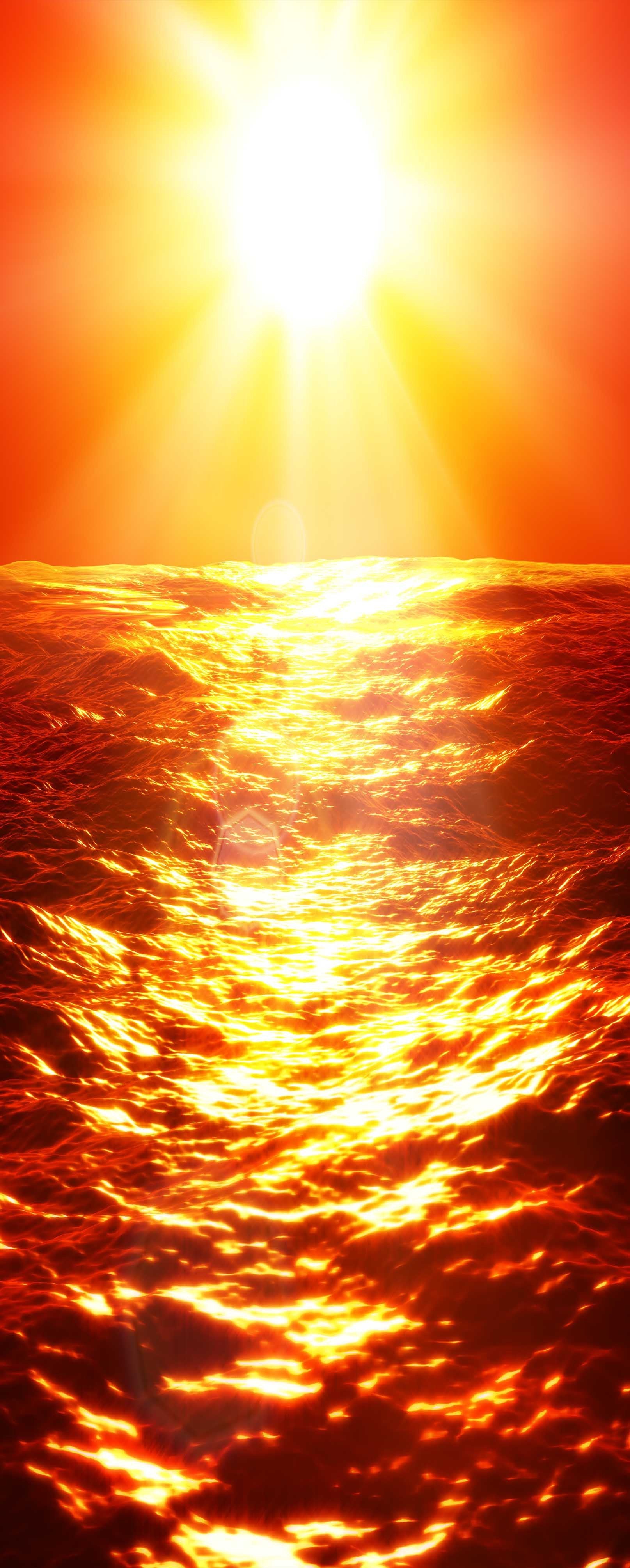 3D Turbulent Sea Bright Sun 889 Stair Risers Wallpaper AJ Wallpaper