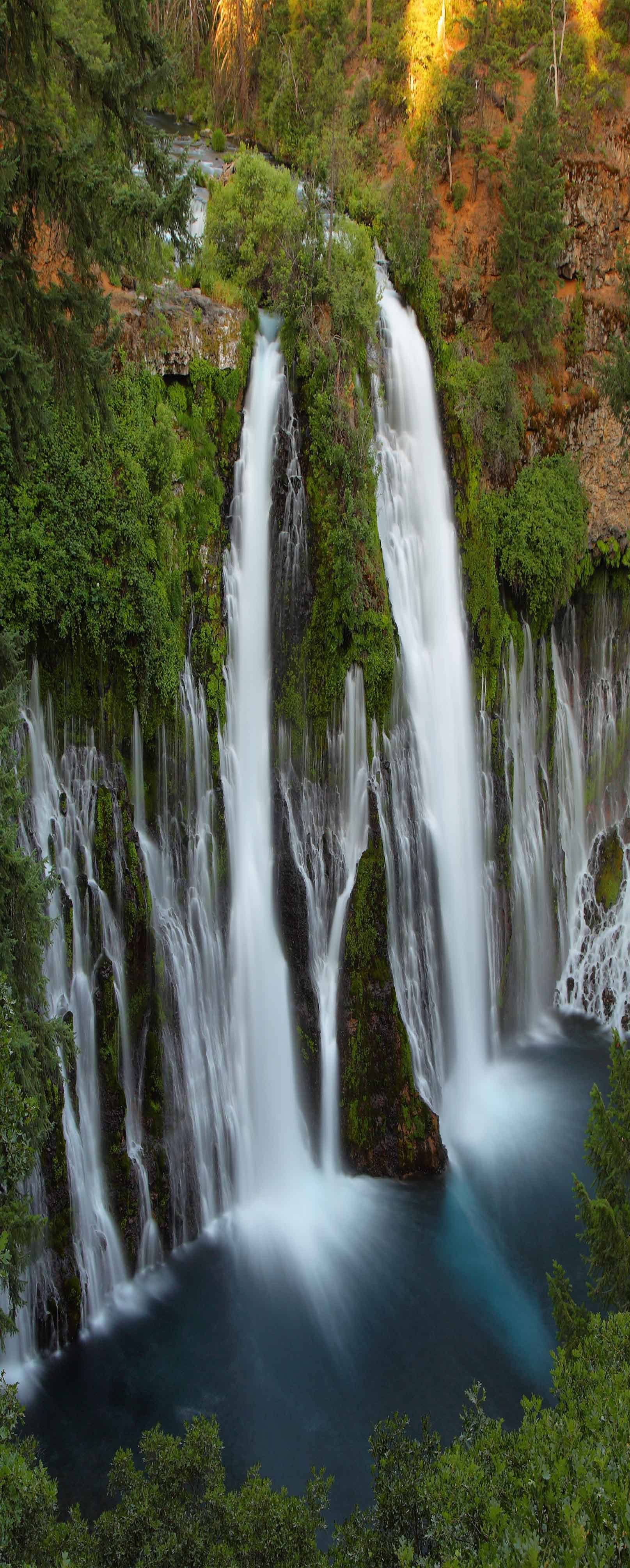 3D Waterfall Lake 850 Stair Risers Wallpaper AJ Wallpaper