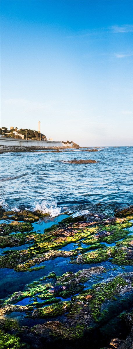 3D beautiful seascape door mural Wallpaper AJ Wallpaper