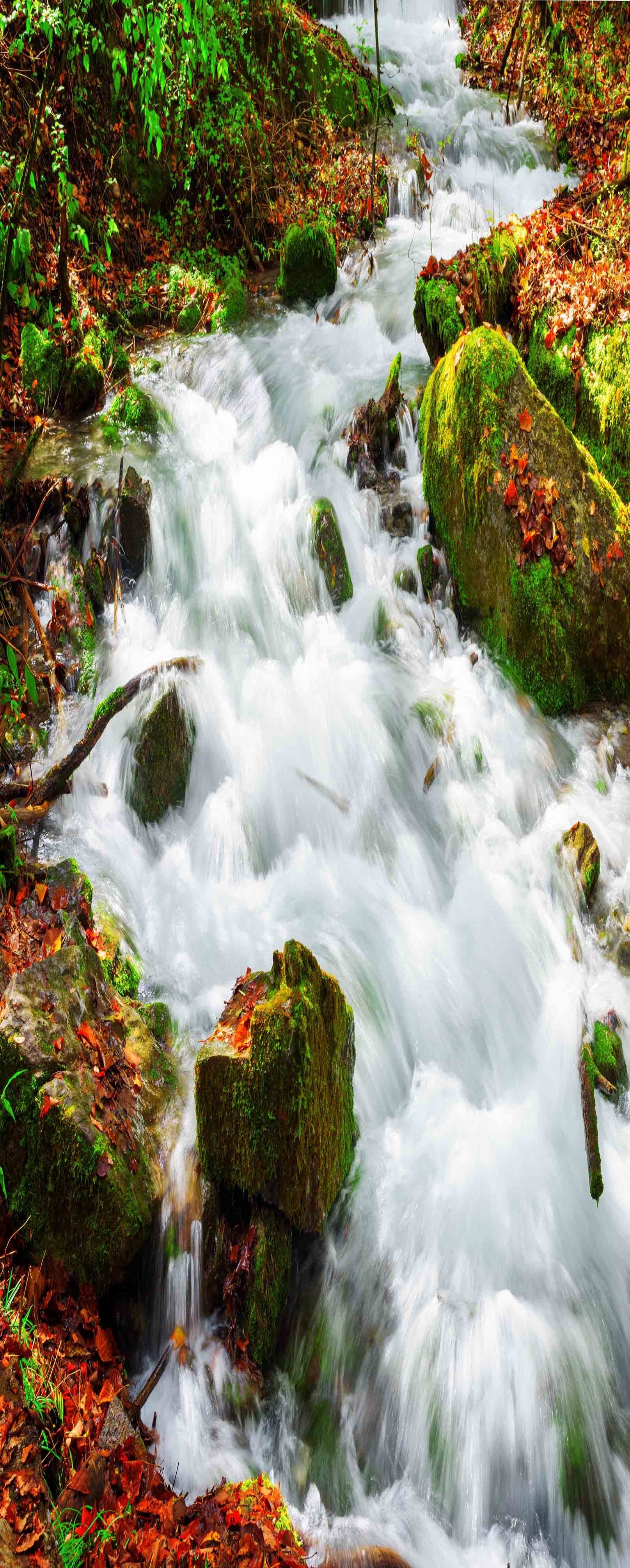 3D Running Creek 402 Stair Risers Wallpaper AJ Wallpaper