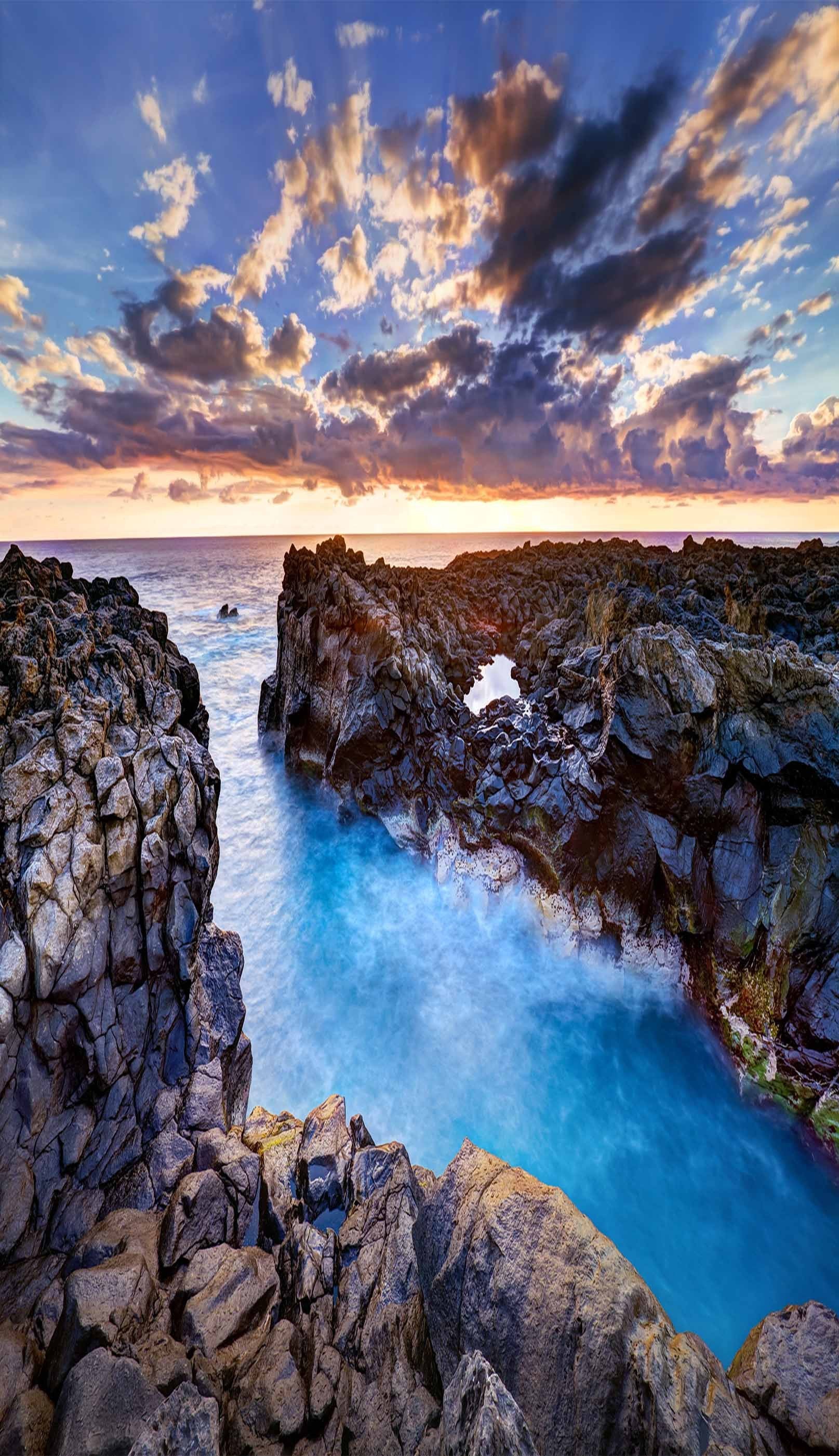 3D Pretty Coast Sunset 1253 Stair Risers Wallpaper AJ Wallpaper