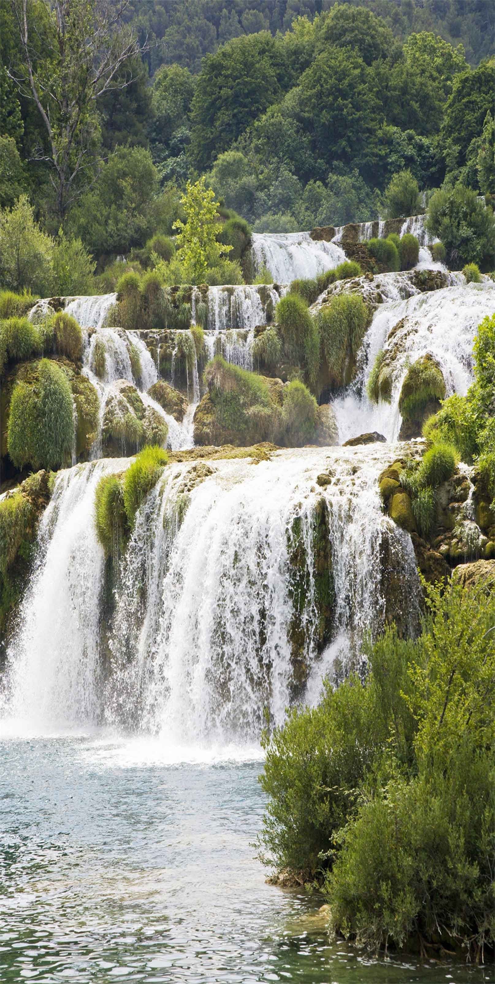 3D Waterfalls 1444 Stair Risers Wallpaper AJ Wallpaper