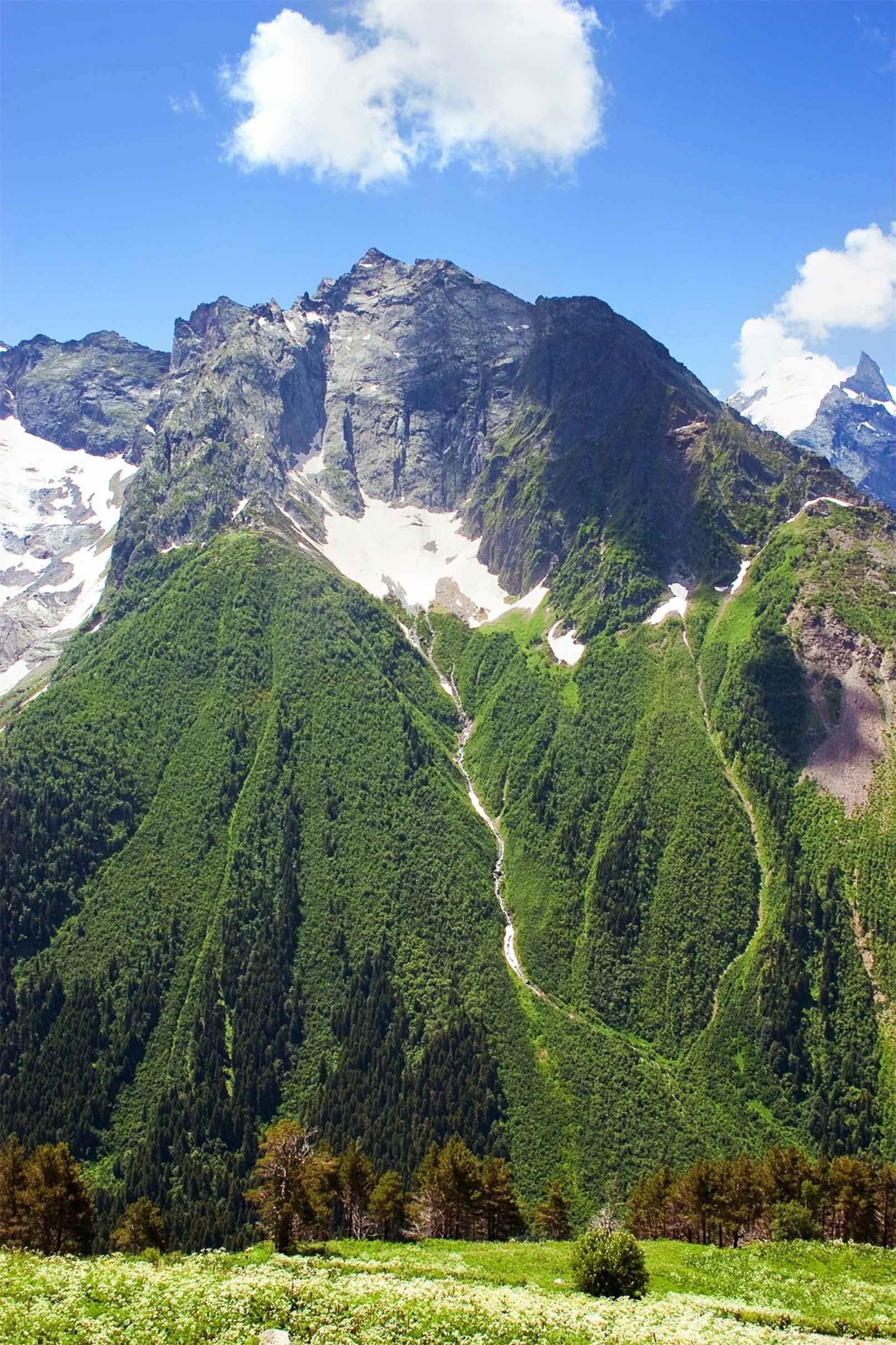 3D Mountain Scenery 1574 Stair Risers Wallpaper AJ Wallpaper