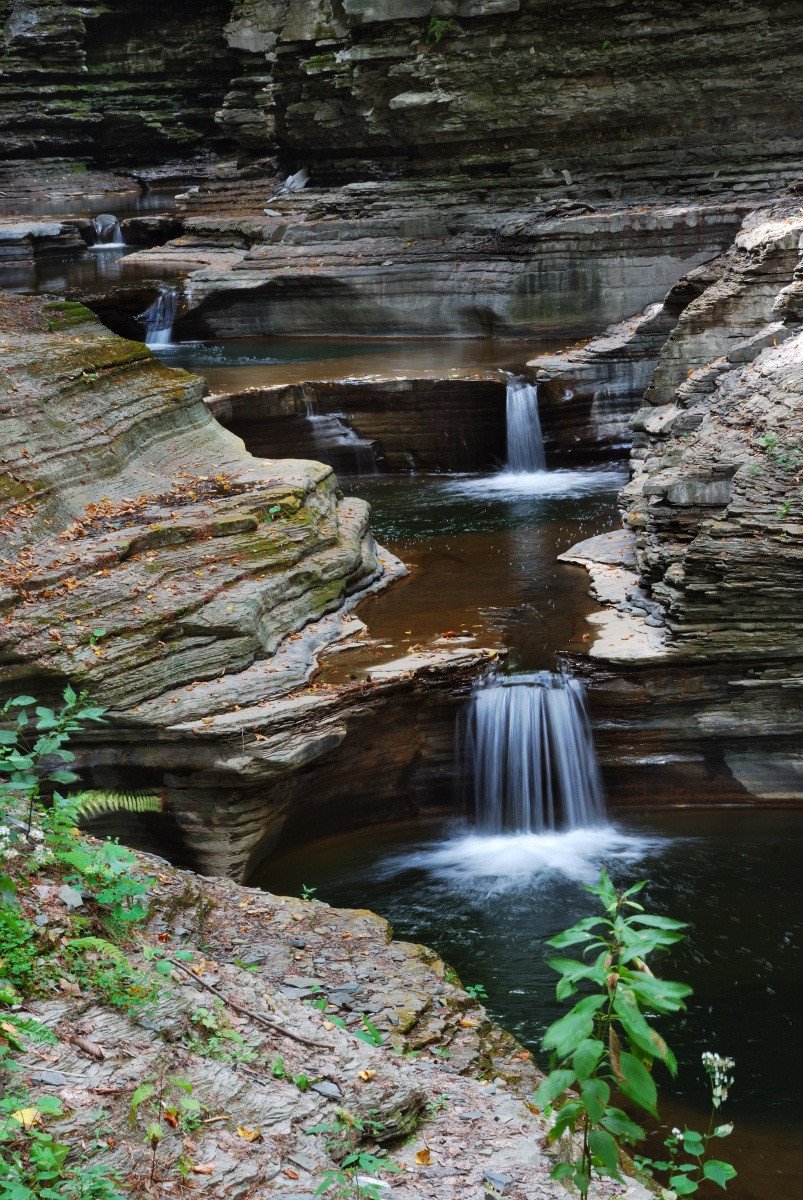 3D Rock Formation River 93 Stair Risers Wallpaper AJ Wallpaper