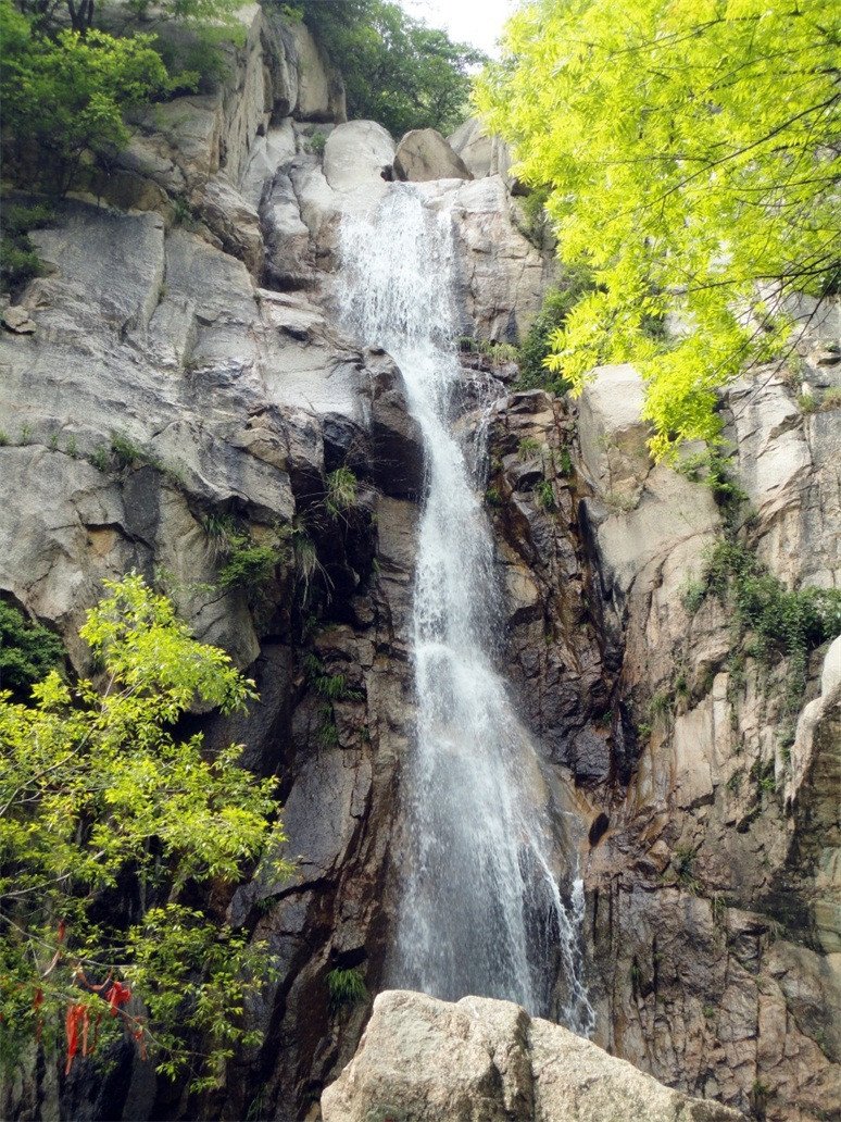 3D Cliff Vertical Stream 101 Stair Risers Wallpaper AJ Wallpaper