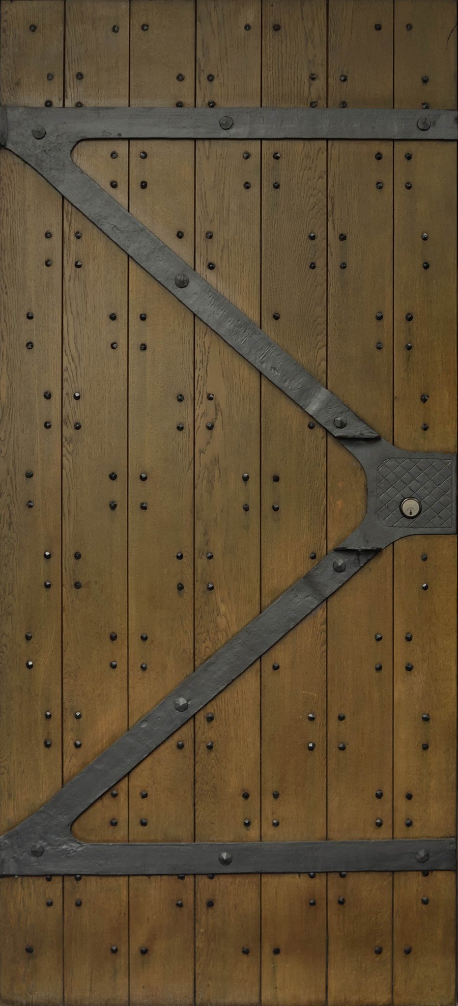 3D Gate Nailed Planks Door Mural Wallpaper AJ Wallpaper