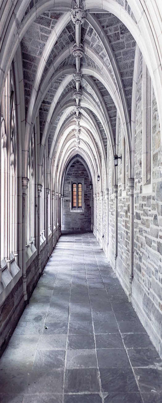 3D circular arch stone gallery door mural Wallpaper AJ Wallpaper