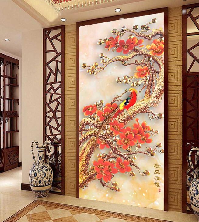 Delicate Plum Blossoms Wallpaper AJ Wallpaper 2