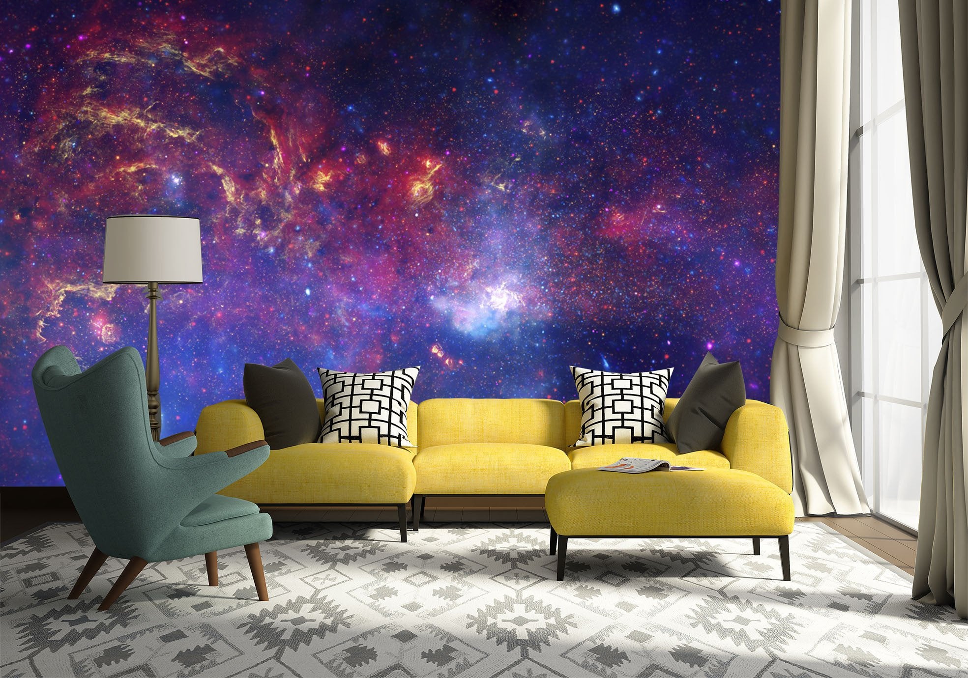 3D Universe Shinning Sky 9 Wallpaper AJ Wallpaper