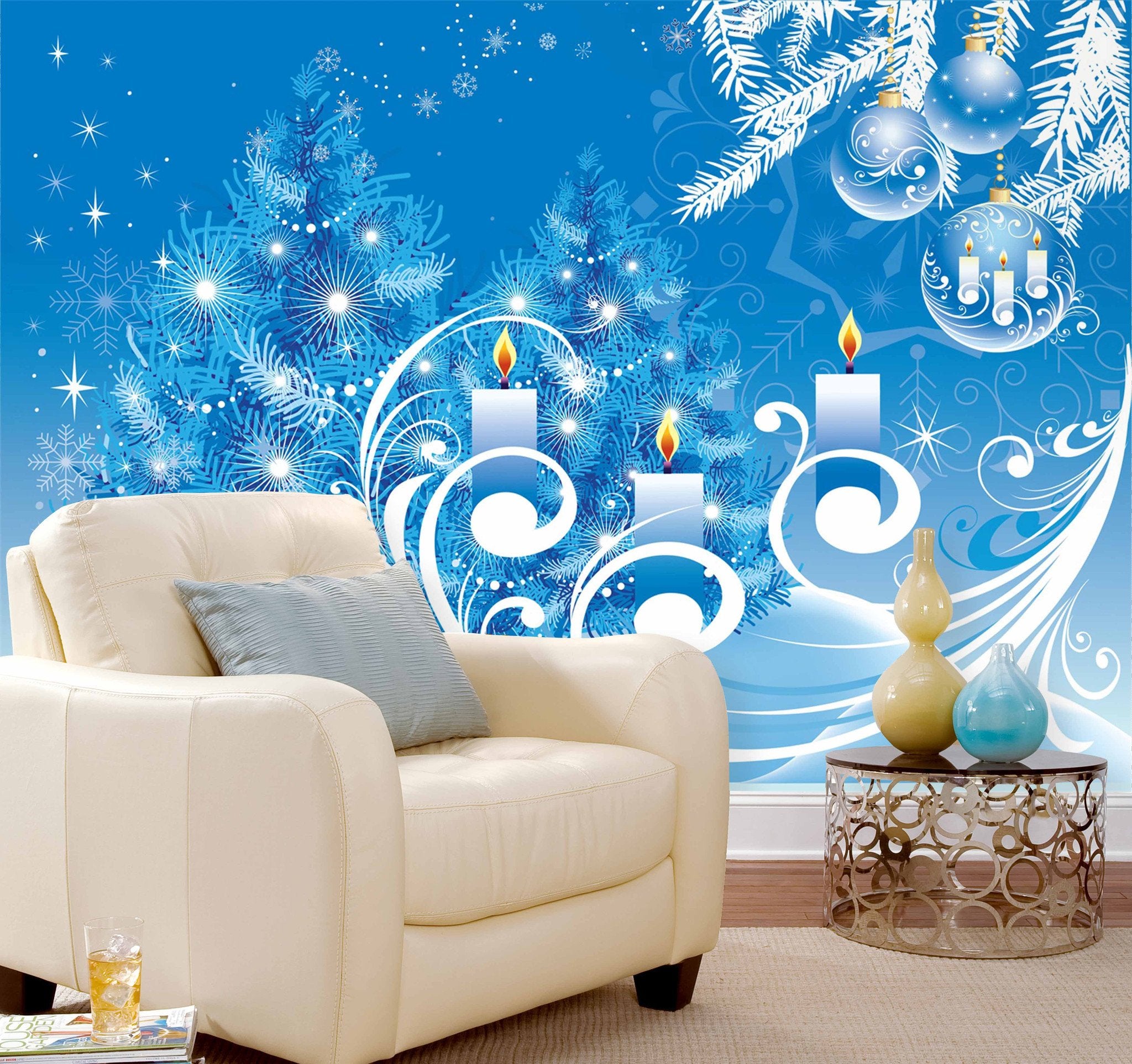 3D Christmas Candle 556 Wallpaper AJ Wallpaper