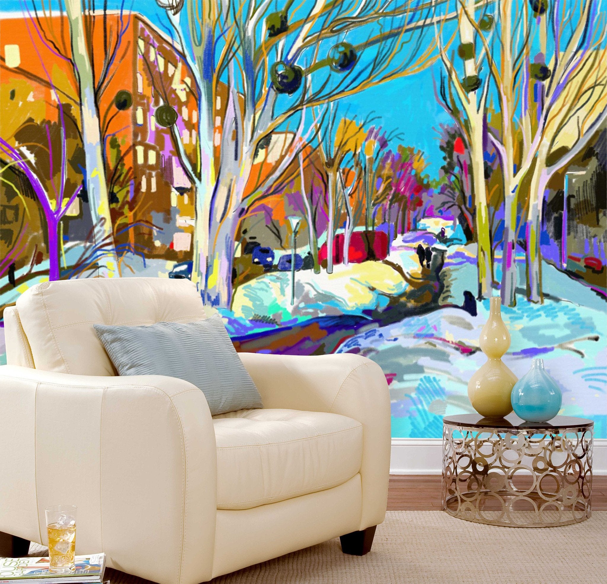 3D Snow Building Sky 542 Wallpaper AJ Wallpapers