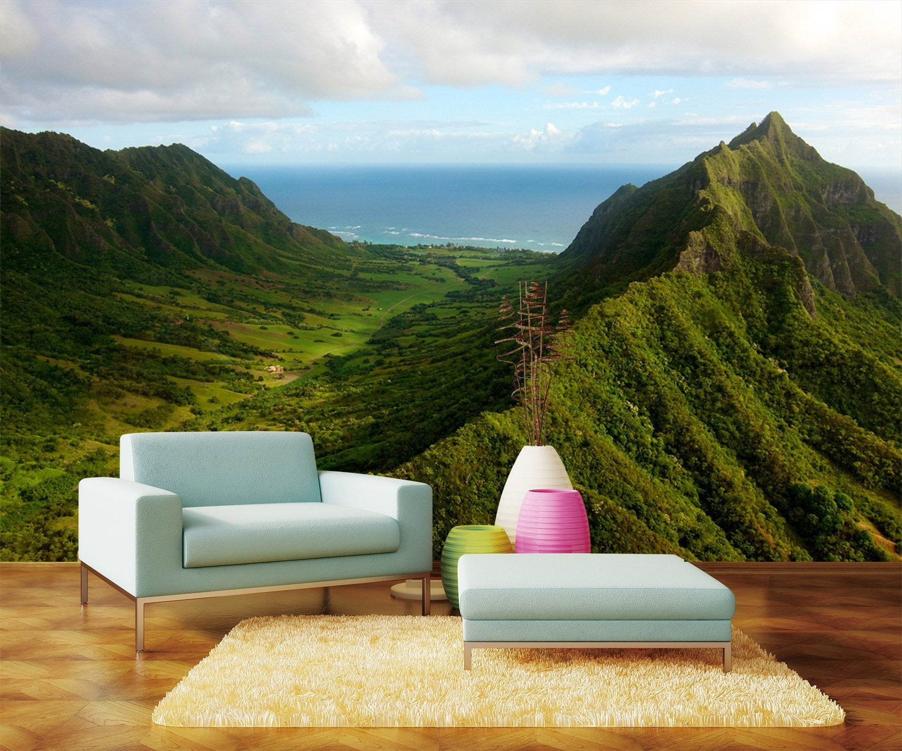 3D Hill Plants 573 Wallpaper AJ Wallpaper