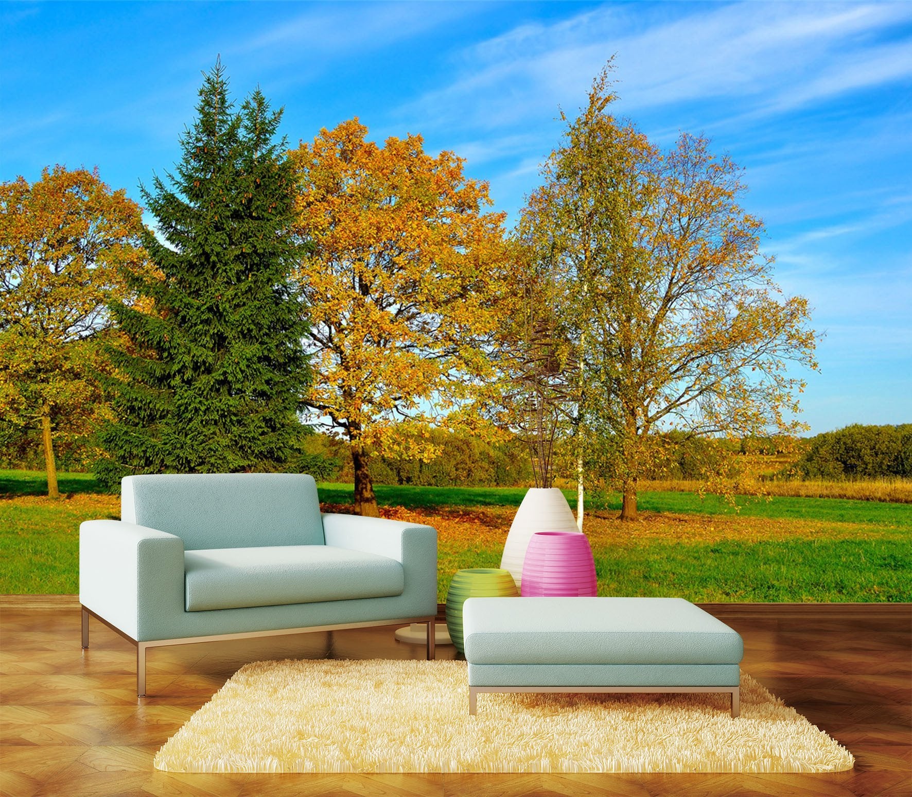 3D Polar Tree And Pines 8 Wallpaper AJ Wallpaper