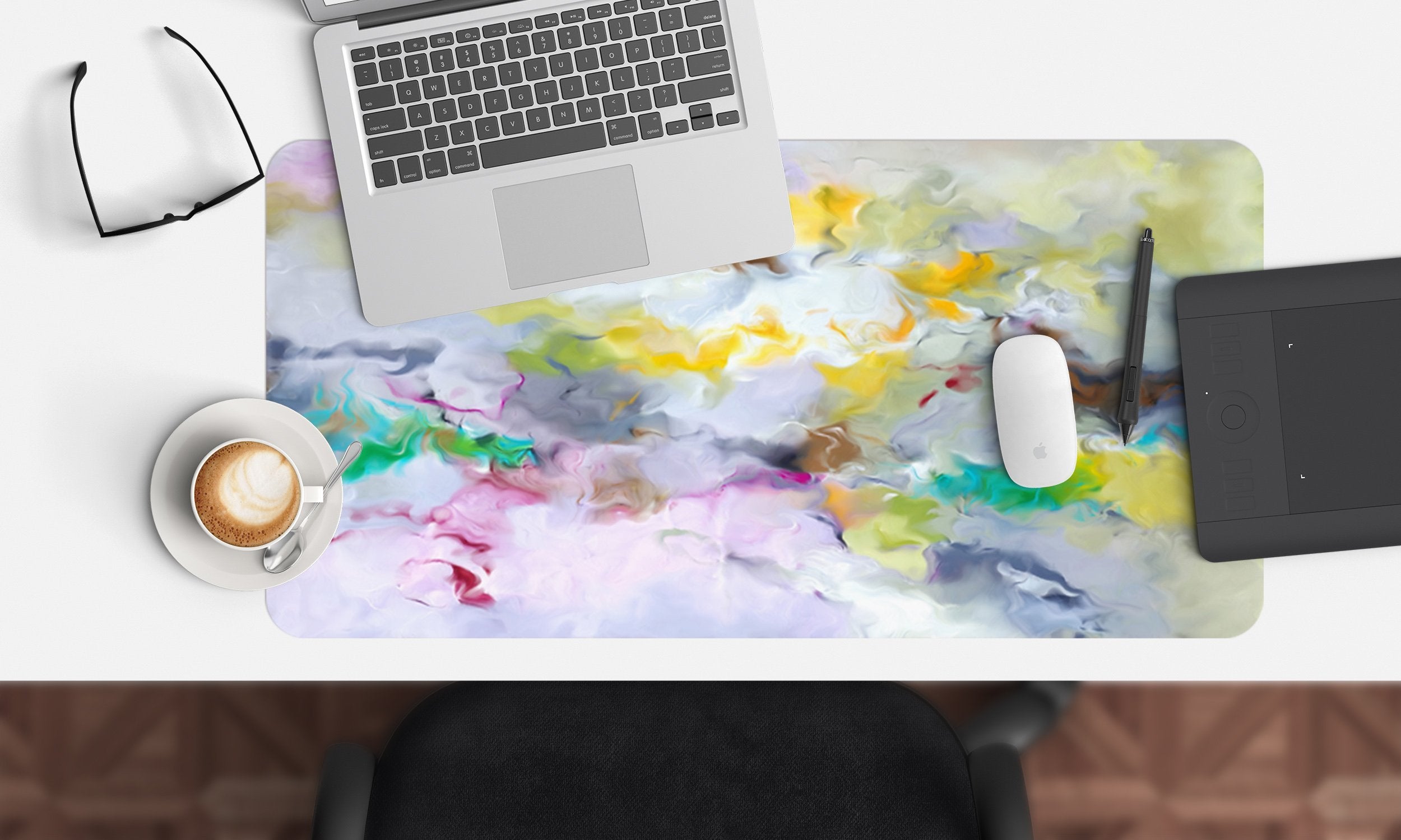 3D Abstract Color 083 Desk Mat Mat AJ Creativity Home