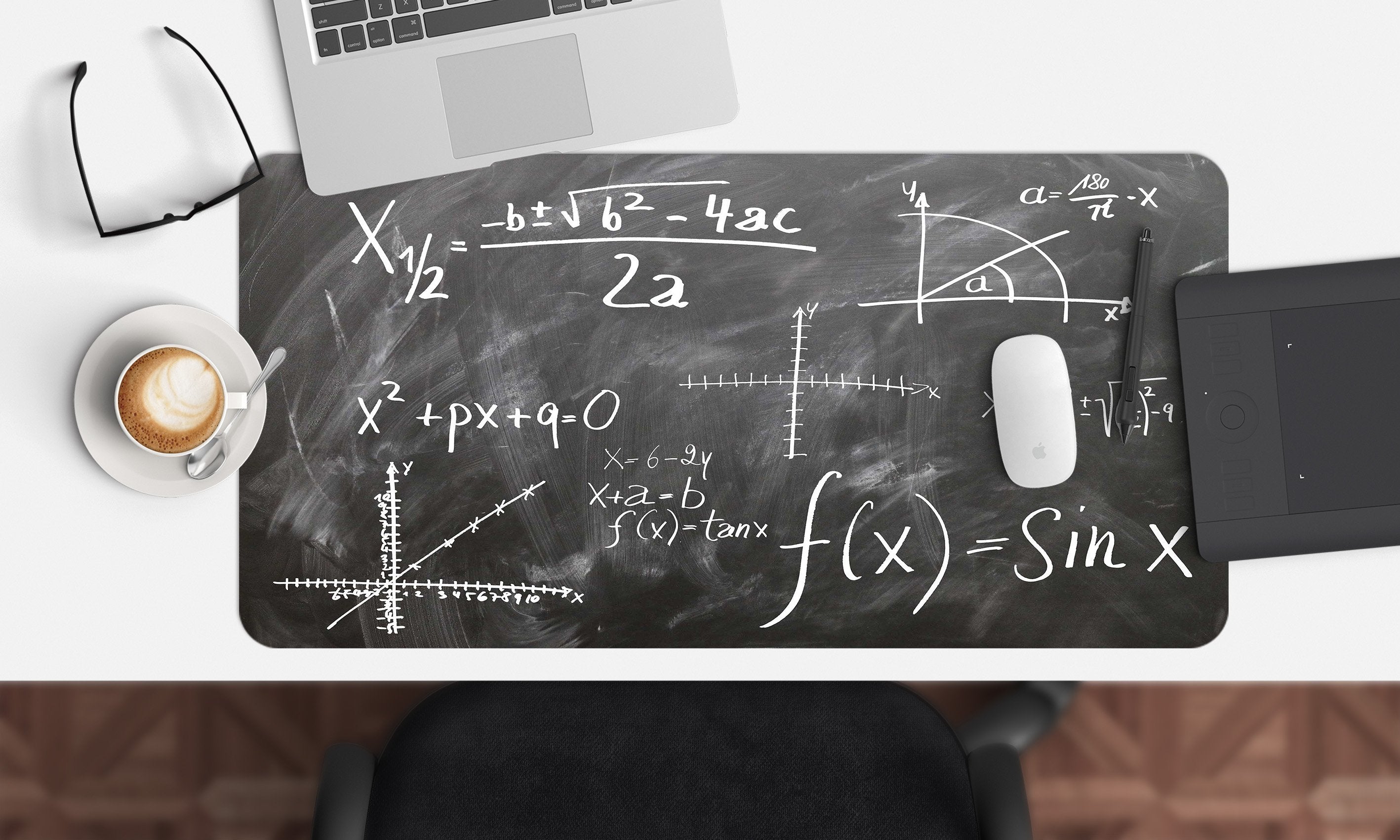 3D Blackboard Company 167 Desk Mat Mat AJ Creativity Home